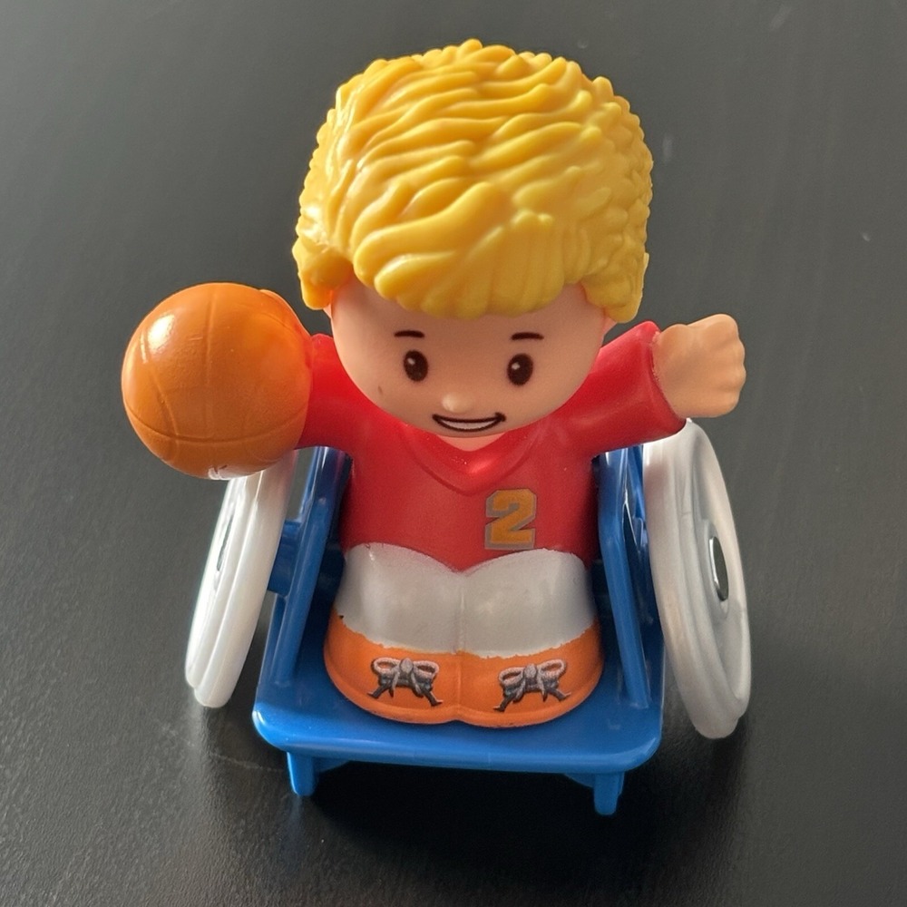Fisher Price Little People Josh Wheelchair Basketball Replacement Figure